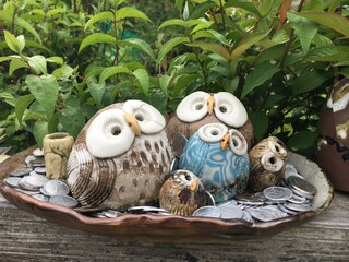 owl decoration in iyashi no sato