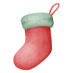 Red christmas sock