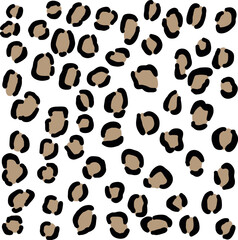 Leopard Print Pattern SVG Cut File for Cricut and Silhouette, EPS ,Vector, PNG , JPEG, Zip Folder