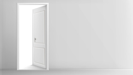open door to the light