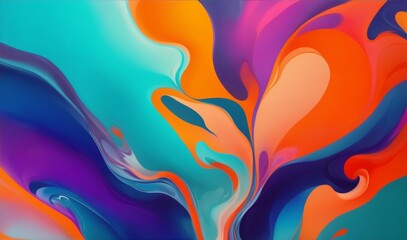 colorful abstract liquid background