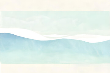 Obraz premium Abstract watercolor background. Hand-drawn. Generative AI