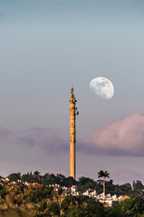 tv tower, moon, moon ligfht © Alisson