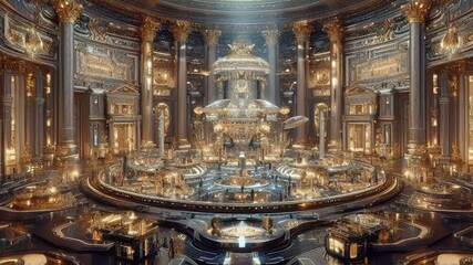 Fototapeta premium Cosmic Opulence in the Eternal City