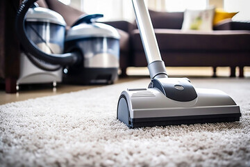 Domestic home cleaner housework carpet floor cleaning vacuum household dust hygiene house
