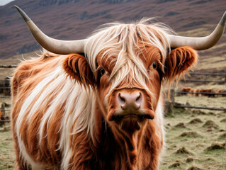 A Long Haired Cow