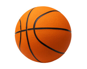 basketball ball isolated white background