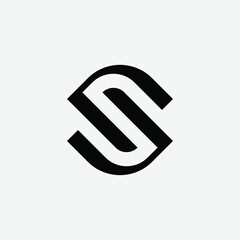 creative letter S monogram initial logo design