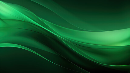 abstract green waves, abstract organic green lines as wallpaper background illustration