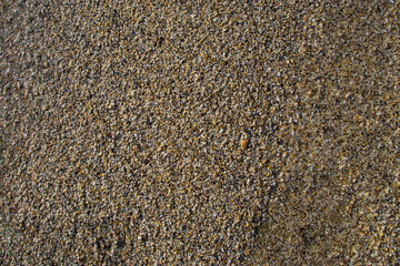 small stones on the seashore