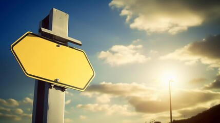 Blank Street Sign Template: Custom Text Insertion