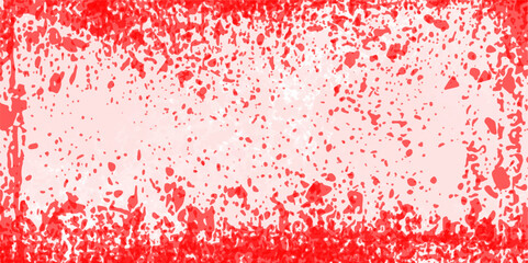 Red grunge texture abstract vector grunge texture isolated background. vector splatter red color. paint red color smeared. blood splashes. white background
Colored confetti on white. Intricate pattern