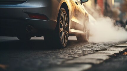Vehicle Exhaust Pollution in the City