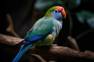 Obraz premium Lovebird - Generative AI