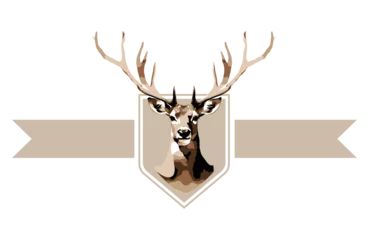Poster deer head vector © bryan