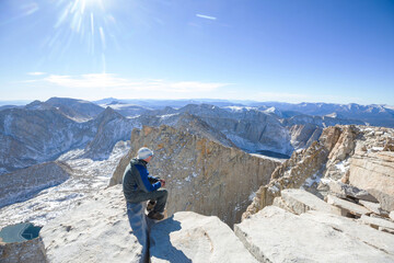 Fototapeta premium Hike in Sierra Nevada
