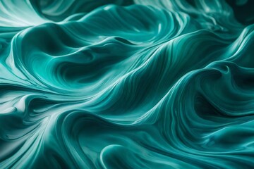 Obraz premium Fiery orange and deep purple paints collide, creating intricate patterns in a close-up view A high-definition shot of radiant gold and ocean blue red green purple yellow abstract background 