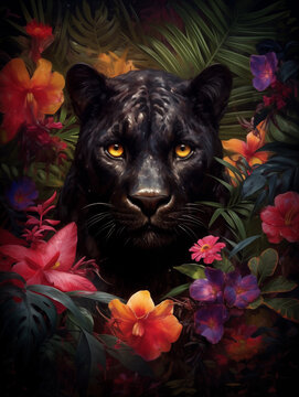 Exotic black panther