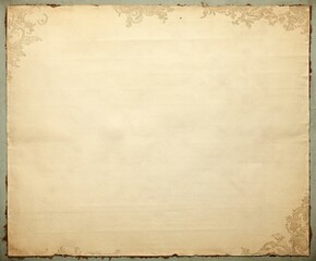 An antique floral-patterned paper with aged charm