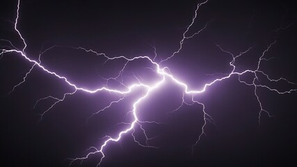 lightning in the sky lightning bolt isolated black background