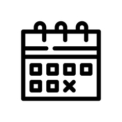 calendar line icon