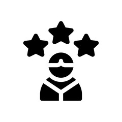 rating glyph icon