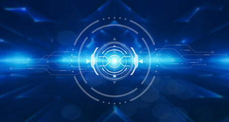Fototapeta premium abstract background with circles