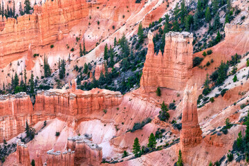 Bryce Canyon National Park, Utah, USA, incredibly colorful scenery, beautiful natural landscape. Concept, tourism, travel, landmark