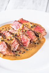 Steak au poivre
