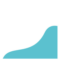 Abstract Blue Wavy Header