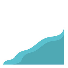 Abstract Blue Wavy Header