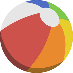 beach ball in summer