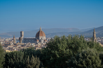 Fototapeta na wymiar Florence town cityscape in Italy