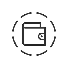 Wallet Missing Icon Sign Symbol