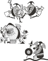 Andean iconography pre inca moche nazca wari tiahuanaco paracas chimu cultures of ancient peru cultural tattoo design
