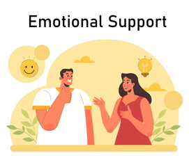 Positive psychology. Positive thinking and attitude. Optimistic mindset, self acceptance and well-being. Young woman working on her mental health. Flat vector illustration