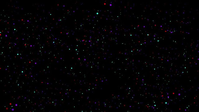 Confetti Transparent Alpha Video Animation