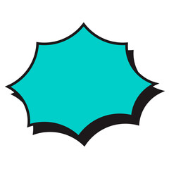 Comic Shape Text Box Set