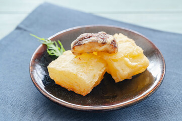 サクとろ冬瓜の天ぷら