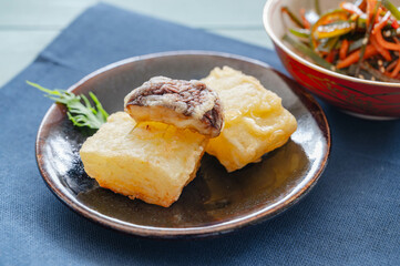 サクとろ冬瓜の天ぷら