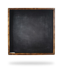 Empty  chalkboard isolated on a white background