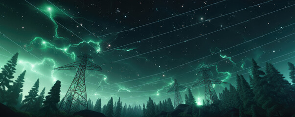 Electricity generated by power plants delivered to customers . generative ai