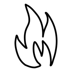 Obraz premium Fire Vector Icon Lines 