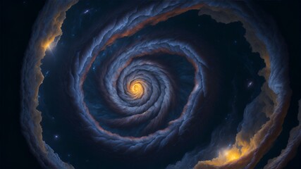 A brilliantly captivating barred spiral galaxy, its core marked by a distinct bar and adorned with sweeping arms of spiraling beauty. 