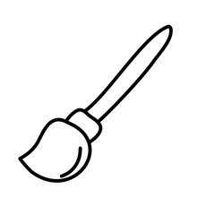 brush icon vector lines