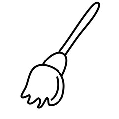 brush icon vector lines