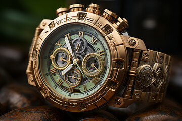 Fototapeta na wymiar luxury and beautiful watch