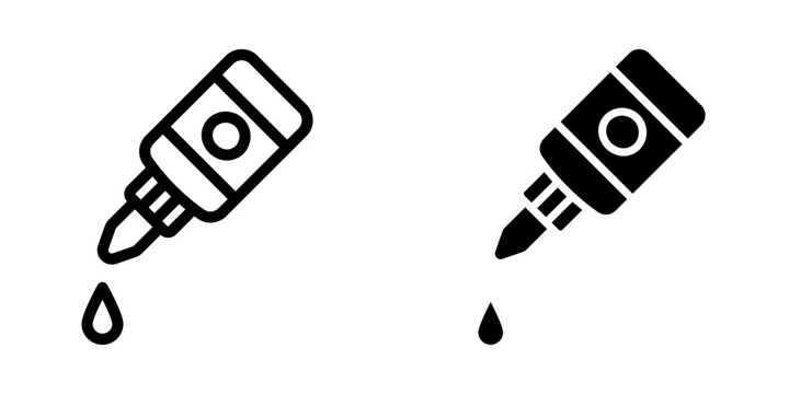 Liquid Glue Icon. symbol for mobile concept and web design. vector illustration