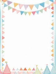 Baby shower graphics with copy space