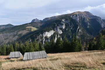 Polana Stoły, Tatry Zachodnie, góry, jesień, panorama, 